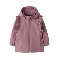 NAME IT Mini Alfa softshell flæse jakke - Wistful Mauve