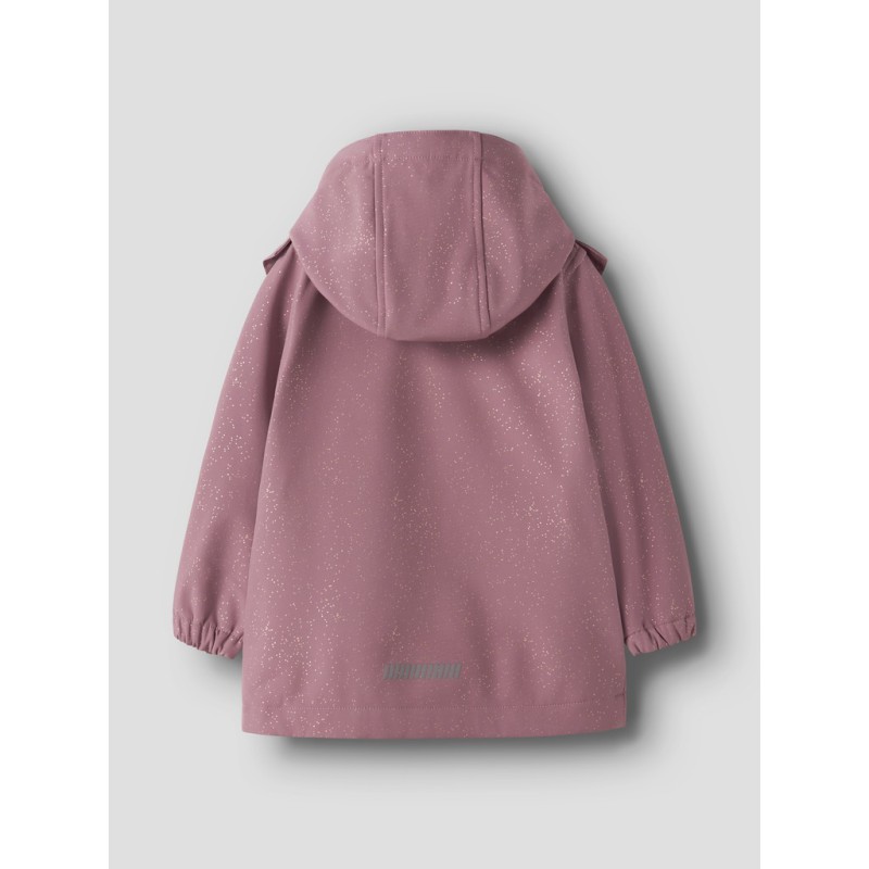 NAME IT Mini Alfa softshell flæse jakke - Wistful Mauve