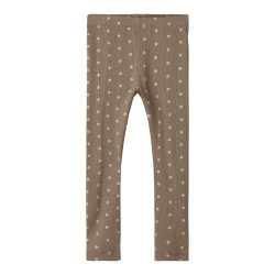 NAME IT Mini Lona x-slim leggings - Taupe Gray