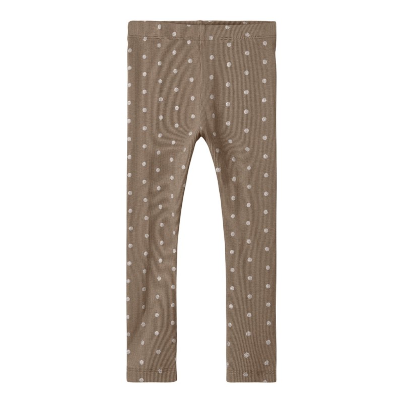 NAME IT Mini Lona x-slim leggings - Taupe Gray