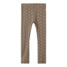 NAME IT Mini Lona x-slim leggings - Taupe Gray