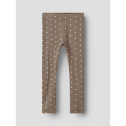 NAME IT Mini Lona x-slim leggings - Taupe Gray