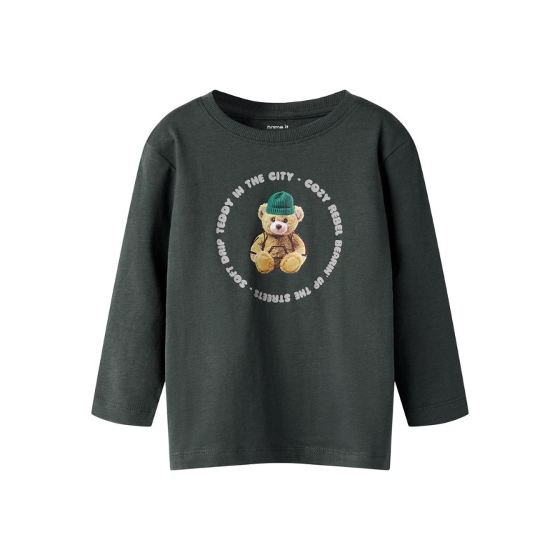 NAME IT Mini Voto langærmet bluse - Urban Chic TEDDY