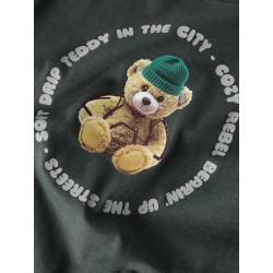 NAME IT Mini Voto langærmet bluse - Urban Chic TEDDY