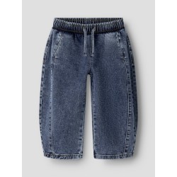 NAME IT Mini Ben barrel denim jeans - Medium Blue Denim