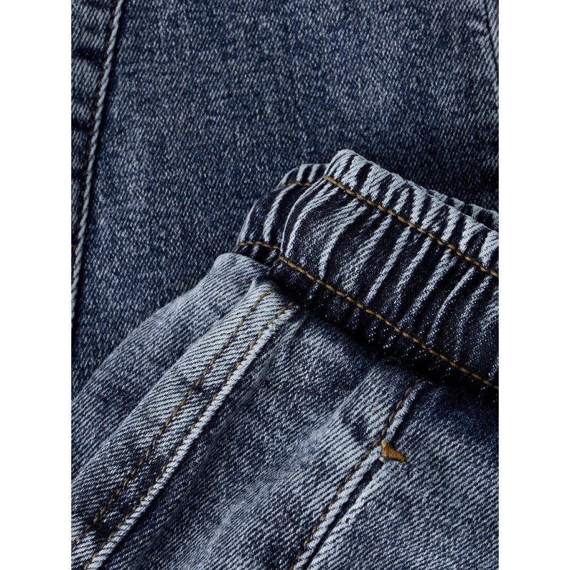 NAME IT Mini Ben barrel denim jeans - Medium Blue Denim