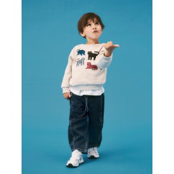 NAME IT Mini Ben barrel denim jeans - Medium Blue Denim