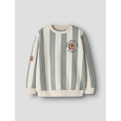 NAME IT Mini Lane langærmet sweatshirt - Antique White