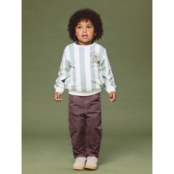 NAME IT Mini Lane langærmet sweatshirt - Antique White