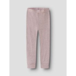 NAME IT MINI Wax uld rib leggings - Violet Ice