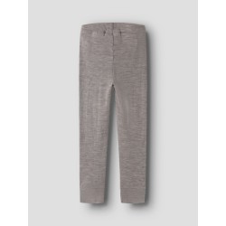 NAME IT MINI Wax uld rib leggings - Satellite