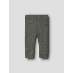 NAME IT Baby Wax Uld Leggings - Mulled Basil