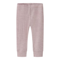NAME IT Baby Wax Uld Leggings - Violet Ice
