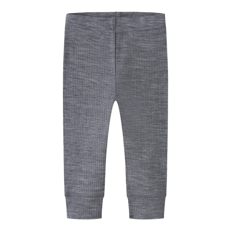 NAME IT Baby Wax Uld Leggings - Folkstone Gray