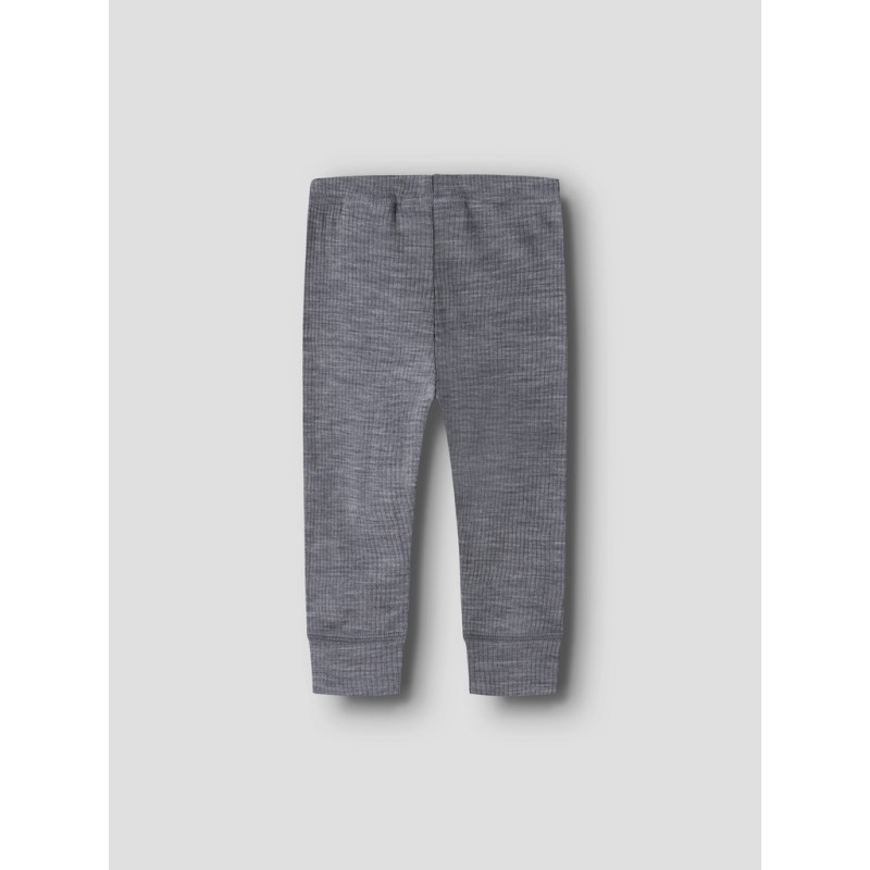 NAME IT Baby Wax Uld Leggings - Folkstone Gray