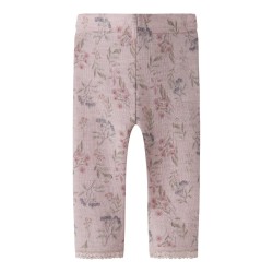 NAME IT Baby Wang uld leggings - Violet Ice