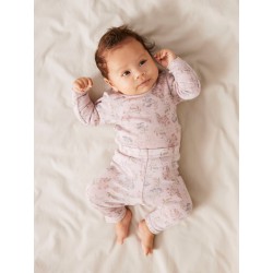NAME IT Baby Wang uld leggings - Violet Ice
