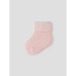 NAME IT Baby Terry fluffy strømper - Lotus