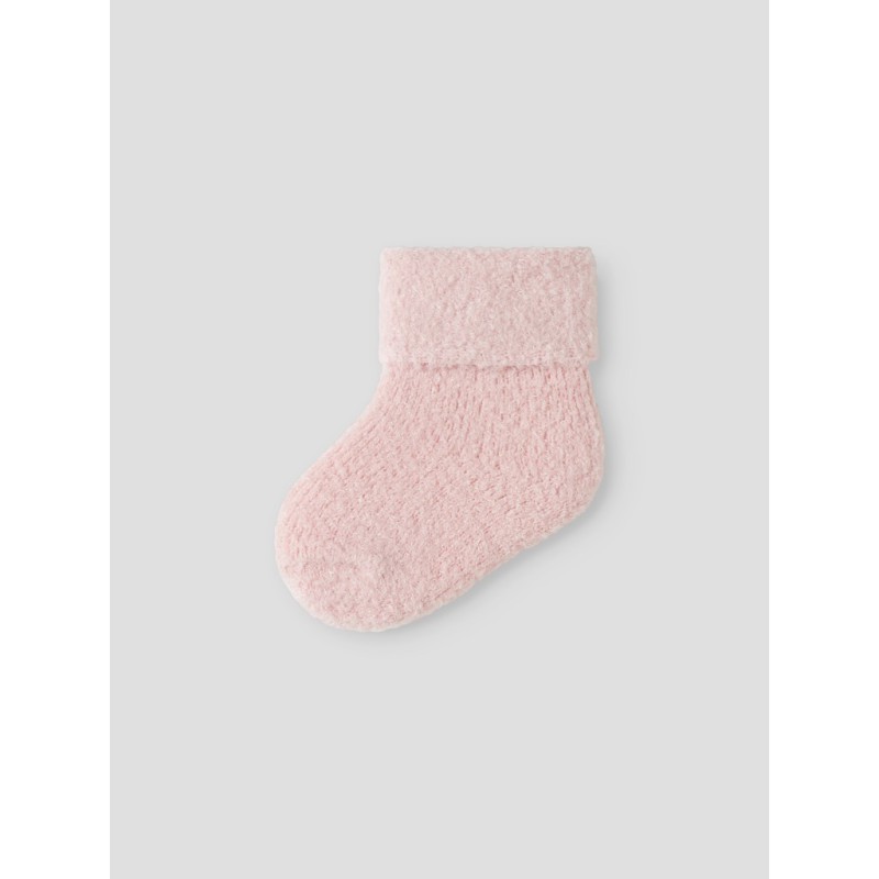 NAME IT Baby Terry fluffy strømper - Lotus