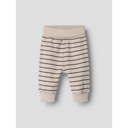 NAME IT Baby lannar sweatpants - Peyote