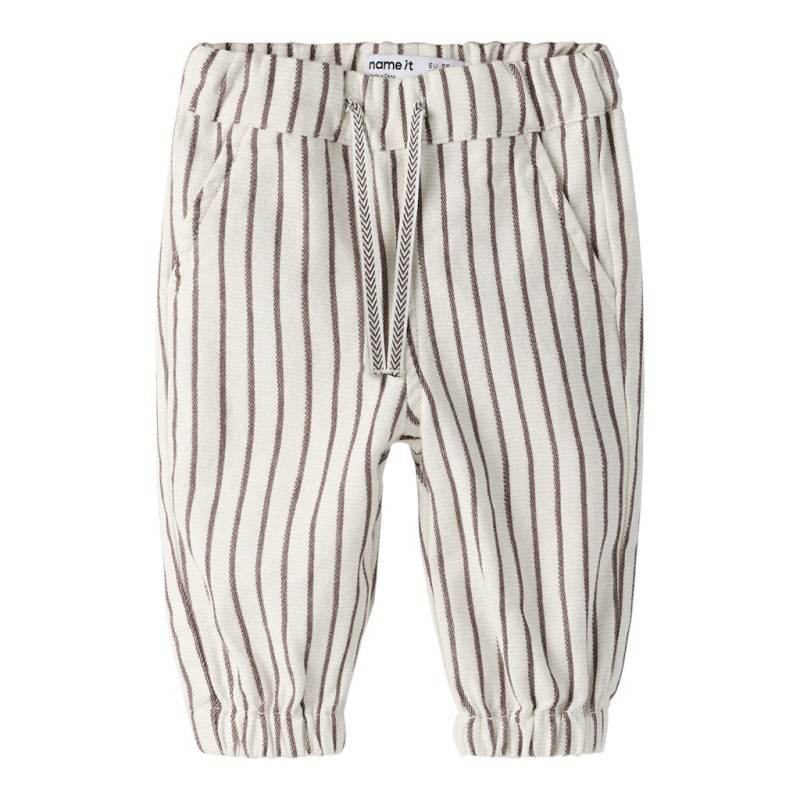 NAME IT Baby Luciano bukser - Antique White
