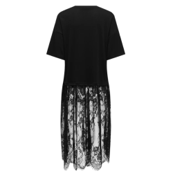ONLY Tahlia blonde kjole top - Sort