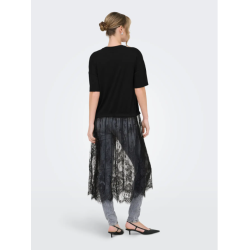 ONLY Tahlia blonde kjole top - Sort