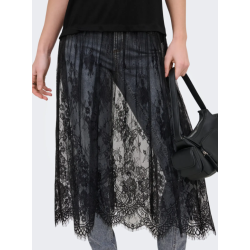 ONLY Tahlia blonde kjole top - Sort