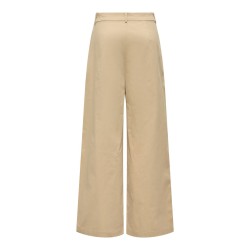 ONLY Liana MW X Wide Pleated Bukser - Travertine