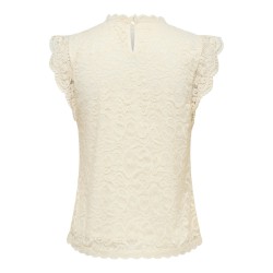 JDY Lotas Blonde Top - Cloud Dancer