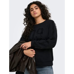 ONLY CARMAKOMA Beatrix Langærmet Sweatshirt - sort