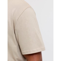JACK & JONES PLUS Denver Logo T-shirt - Moonbeam