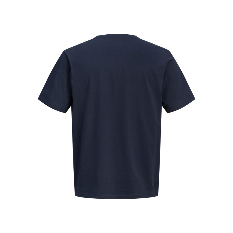 JACK & JONES PLUS Denver Logo T-shirt - Navy Blazer