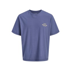 JACK & JONES JUNIOR Norrebro Typo T-shirt - Crown Blue