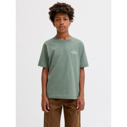 JACK & JONES JUNIOR Norrebro Typo T-shirt - Laurel Wreath