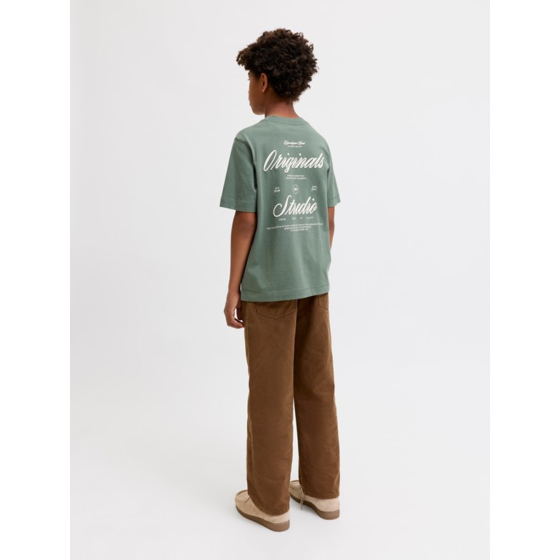 JACK & JONES JUNIOR Norrebro Typo T-shirt - Laurel Wreath