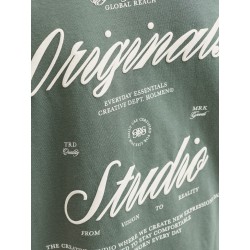 JACK & JONES JUNIOR Norrebro Typo T-shirt - Laurel Wreath