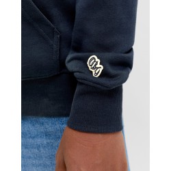 JACK & JONES JUNIOR Frederiksberg monogram sweat hoodie - Sky Captain