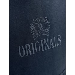 JACK & JONES JUNIOR Frederiksberg monogram sweat hoodie - Sky Captain