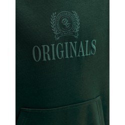 JACK & JONES Junior Frederiksberg monogram sweat hoodie - Pine Grove