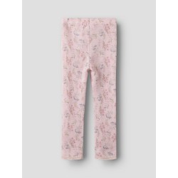 NAME IT MINI Wang uld leggings med hulmønster - Violet Ice