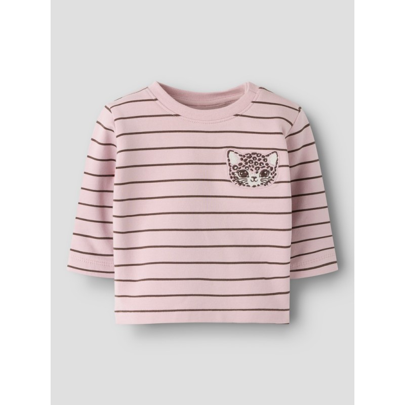 NAME IT BABY Lisa langærmet sweatshirt - Violet Ice