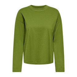 ONLY Happy langærmet T-shirt - Cardamon Seed