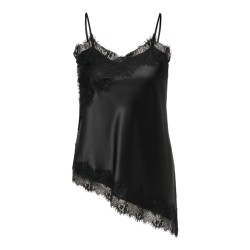 ONLY CARMAKOMA Indona satin blonde Top - Sort