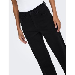 ONLY Juicy HW wide fit jeans - Black