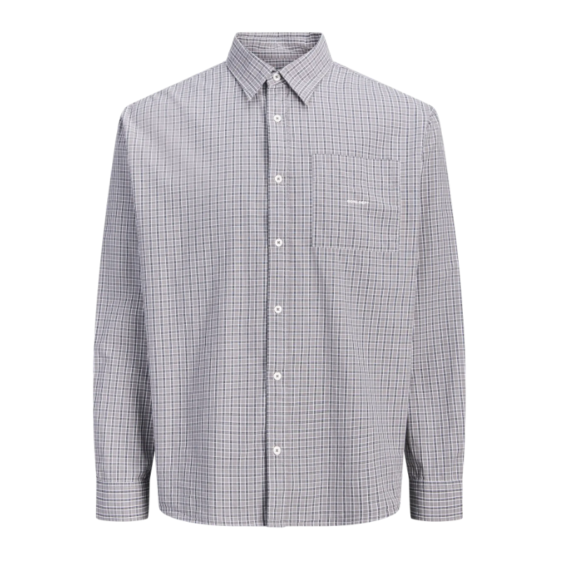 JACK & JONES Legacy loose fit ternet skjorte - Peat