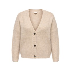 ONLY CARMAKOMA Zoey strik cardigan - Woodsmoke