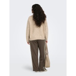 ONLY CARMAKOMA Zoey strik cardigan - Woodsmoke