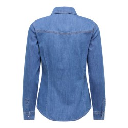 JDY Sandie denim skjorte - Medium Blue Denim