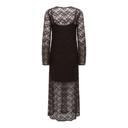 JDY Silvia lace maxi kjole - Mulch